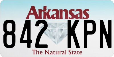 AR license plate 842KPN