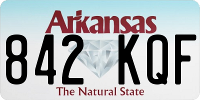 AR license plate 842KQF