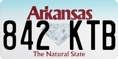 AR license plate 842KTB