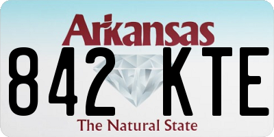AR license plate 842KTE