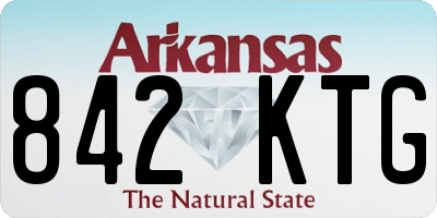 AR license plate 842KTG