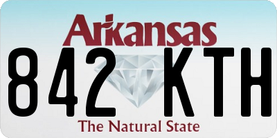 AR license plate 842KTH