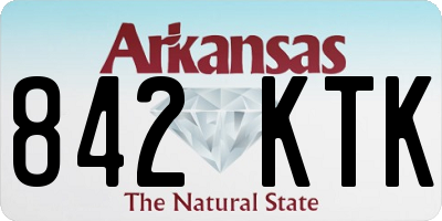 AR license plate 842KTK