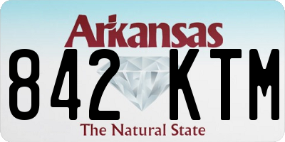 AR license plate 842KTM