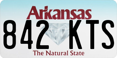 AR license plate 842KTS