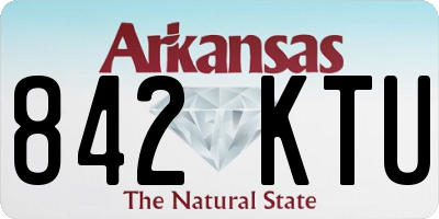 AR license plate 842KTU
