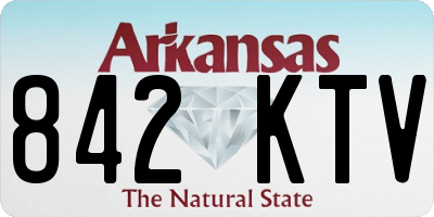 AR license plate 842KTV
