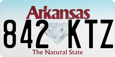 AR license plate 842KTZ