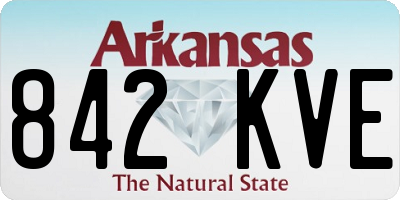 AR license plate 842KVE