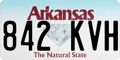 AR license plate 842KVH