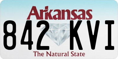 AR license plate 842KVI