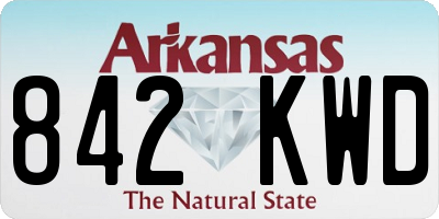AR license plate 842KWD