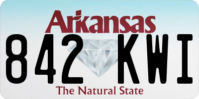 AR license plate 842KWI