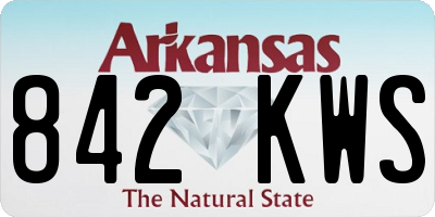 AR license plate 842KWS