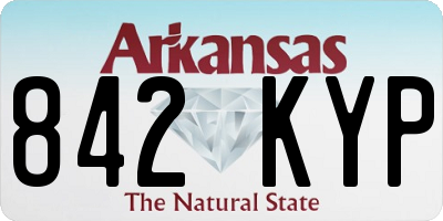 AR license plate 842KYP