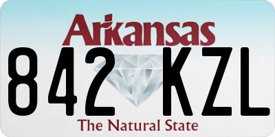 AR license plate 842KZL