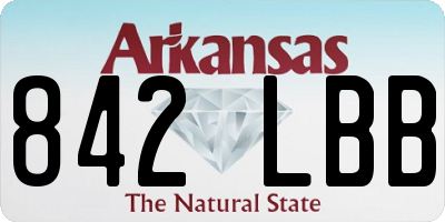 AR license plate 842LBB