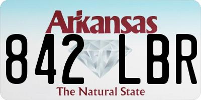 AR license plate 842LBR