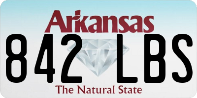 AR license plate 842LBS