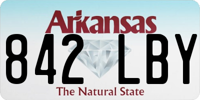 AR license plate 842LBY