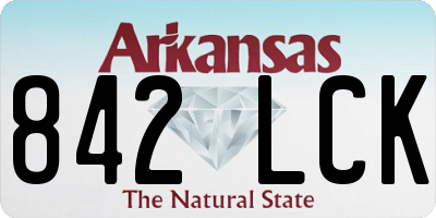 AR license plate 842LCK