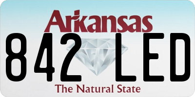 AR license plate 842LED