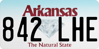 AR license plate 842LHE