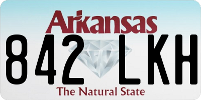 AR license plate 842LKH