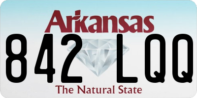 AR license plate 842LQQ