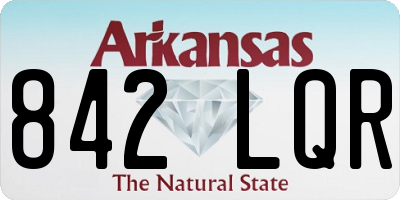 AR license plate 842LQR