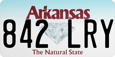 AR license plate 842LRY