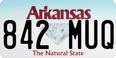AR license plate 842MUQ