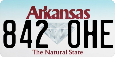 AR license plate 842OHE