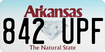 AR license plate 842UPF