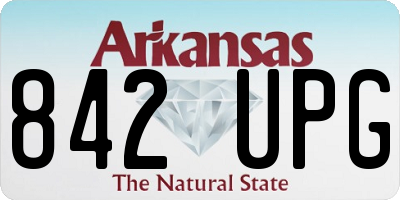 AR license plate 842UPG