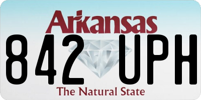 AR license plate 842UPH