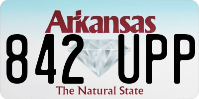 AR license plate 842UPP