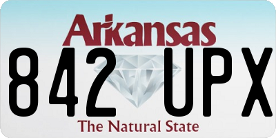 AR license plate 842UPX