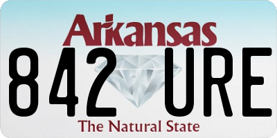 AR license plate 842URE