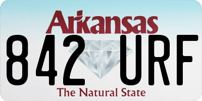 AR license plate 842URF