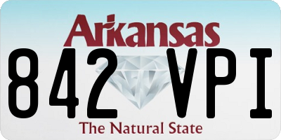 AR license plate 842VPI
