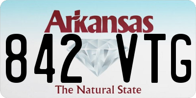 AR license plate 842VTG