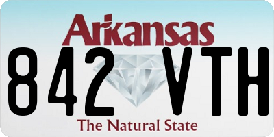 AR license plate 842VTH