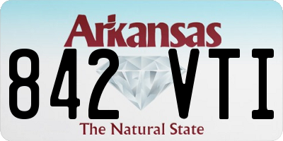 AR license plate 842VTI