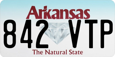 AR license plate 842VTP