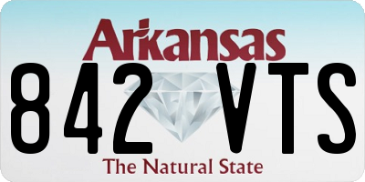 AR license plate 842VTS