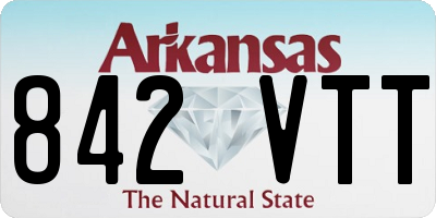 AR license plate 842VTT
