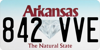AR license plate 842VVE