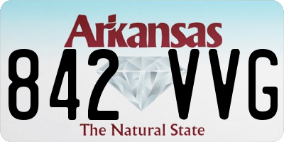 AR license plate 842VVG