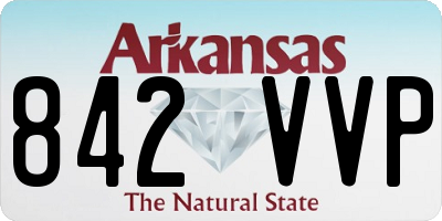 AR license plate 842VVP